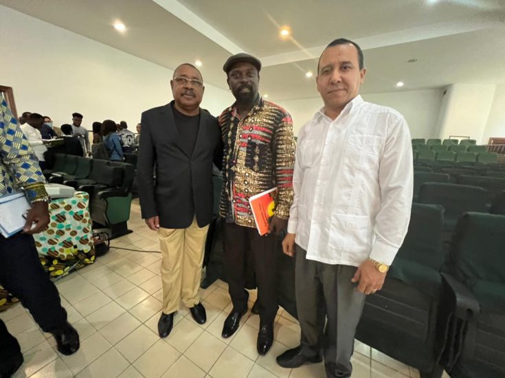 Caimaneros participam da cerimonia do 47° aniversário do estabelecimento das relações diplomáticas entre angola  e cuba