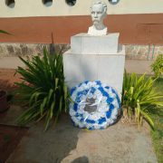 A Associação dos ex Estudantes Angolanos em Cuba CAIMANEROS, Participou da homenagem em Memória dos 130 anos do Falecimento do líder Histórico Cubano José Marti